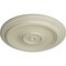 Ekena Millwork Traditional Ceiling Medallion (Fits Canopies up to 2 3/4"), Hand-Painted Clear Yellow, 12"OD x 1"P CM12TRCYF - alternate 2